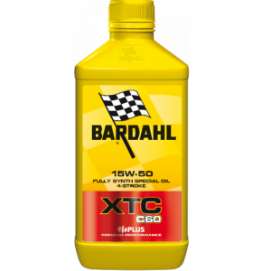 Olio motore moto Bardahl XTC C60 15W-50 (SAE 15W50)  -  1Lt  -  Bardahl 213202112A