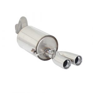 SCARICO RAGAZZON TERMINALI TONDI 2x70mm RENAULT TWINGO RS