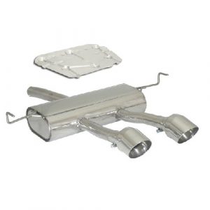 SCARICO RAGAZZON CENTRALE TERMINALI TONDI 2x102mm GIULIETTA