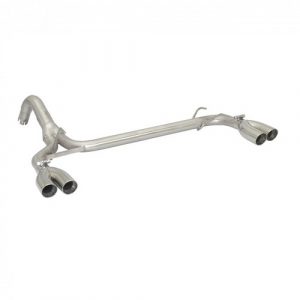 SCARICO RAGAZZON GR.N DUPLEX TERMINALI TONDI 2x60mm ABARTH 500