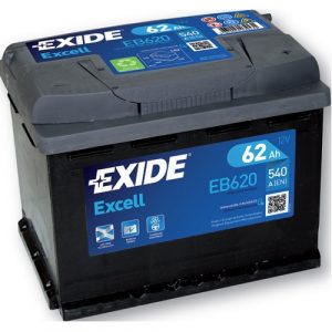 BATTERIA AUTO EXIDE 62Ah 540A polo Dx