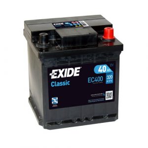 BATTERIA AUTO EXIDE 40Ah 320A polo Dx