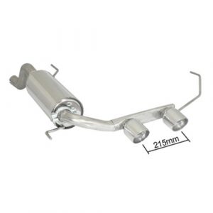 SCARICO RAGAZZON CENTRALE TERMINALI TONDI 2x90mm ALFA MITO