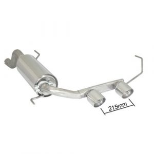 SCARICO RAGAZZON CENTRALE TERMINALI TONDI 2x90mm ALFA MITO