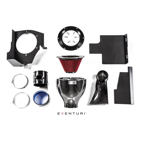 E46-M3-Eventuri-Intake-components - Milano-DRS.com - Distribuzione Ricambi Sportivi