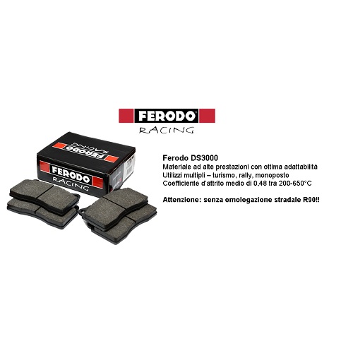 FERODO RACING DS3000 - Milano-DRS.com - Distribuzione Ricambi Sportivi