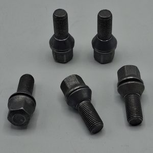 KIT 5 BULLONI CONICO M14X1,50 L=27mm Ch19 RONDELLA MOBILE OEM